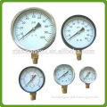 High quality promotional bottom type carbon steel pressure gauge